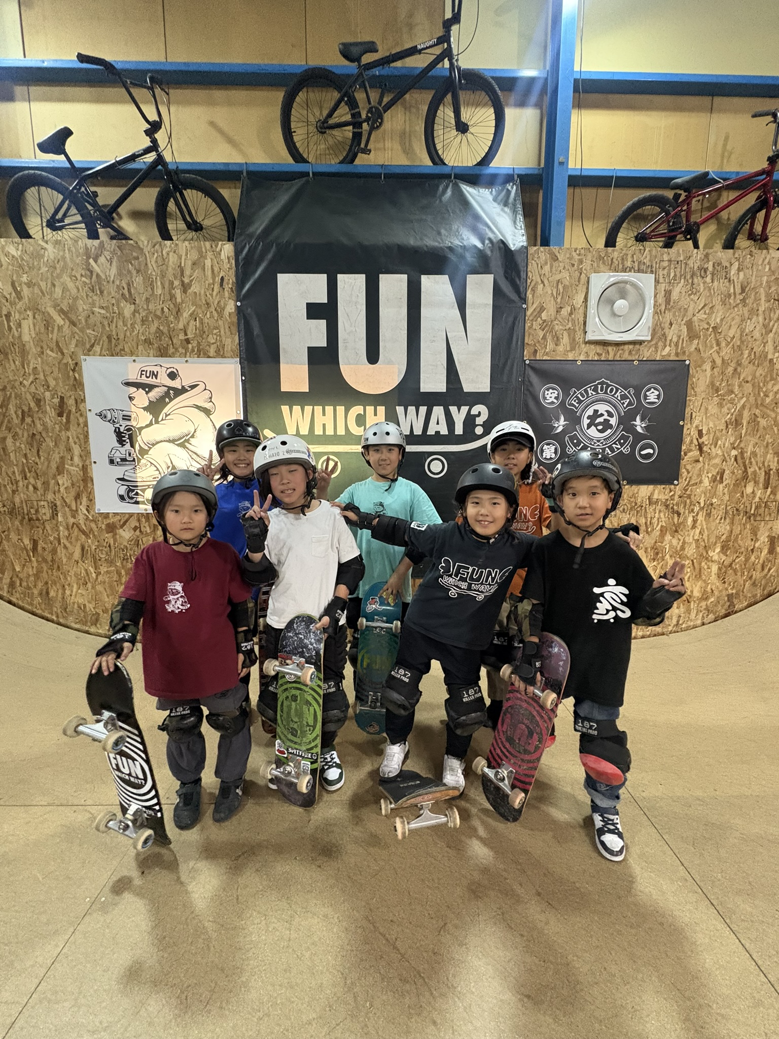 FUN SKATEBOARD SCHOOLのスクール活動
