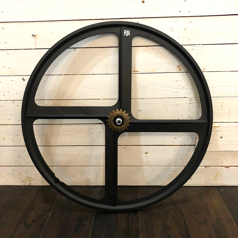 FUN  700C X4（クロスフォー）ホイール マットブラック リア単品